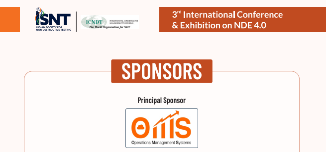 3rd International Conference and Exhibition on NDE 4.0.